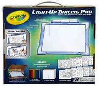 Crayola Планшет с лед подсветкой 3 режима свечения белый 74-7245 Ultimate Light Board Drawing Tablet