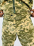 Костюм гост ВСУ піксель із наколінниками форма для військових, солдатська форма тактична, літня форма, фото 8