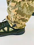 Костюм гост ВСУ піксель із наколінниками форма для військових, солдатська форма тактична, літня форма, фото 9