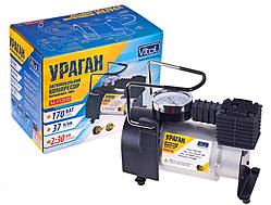 Компресор для авто Ураган 12030 12v 37 л для накачки шин