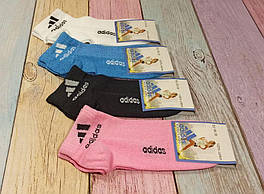 Шкарпетки жіночі Sport 0101 () короткі стрейч різні кольори р.36-39 (уп.12 пар)