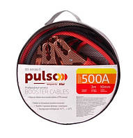 Пускові дроти 500 А 3 м  PULSO  ПП-50130 сумка (до -45С)