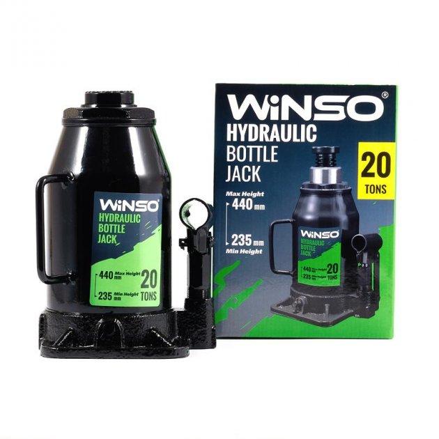 Домкрат гідравлічний 20т (коробка) висота 235-440 мм "Winso" 170220 (2 шт./пач.)