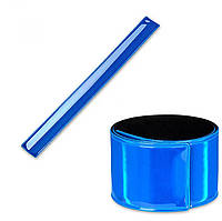 Браслет Світловідбивний 22 х 3 см синій до 350 м (без упак)