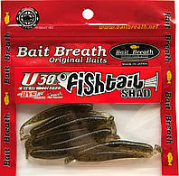 Приманка Bait Breath U30 Fish Tail Shad 2.8" (8шт) 120 Green Pumpkin/Seed