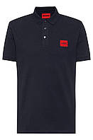 Поло мужское BOSS COTTON-PIQUÉ REGULAR-FIT POLO SHIRT WITH RED LOGO LABEL 07-8511DB 3XL