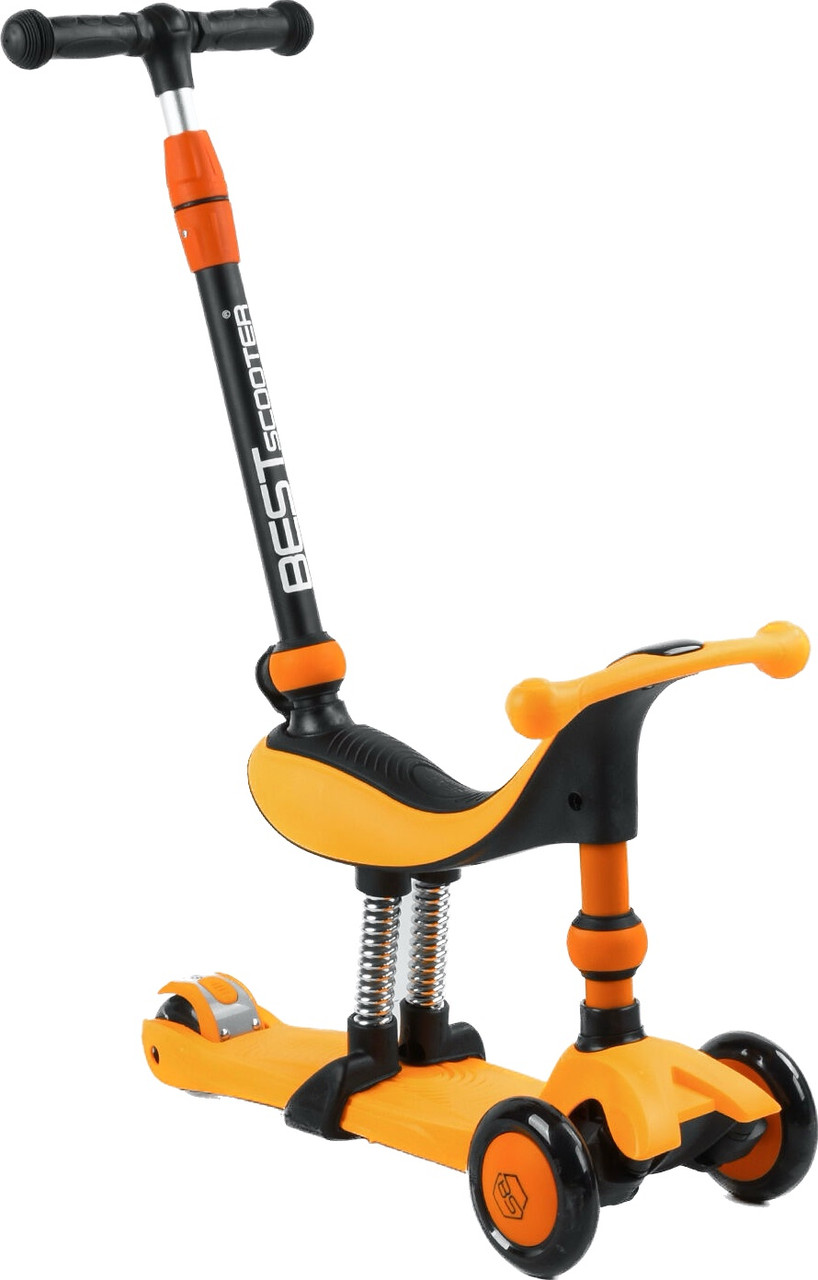 Самокат — велобіг 3в1 Best Scooter з батьківською ручкою арт. BS-50584