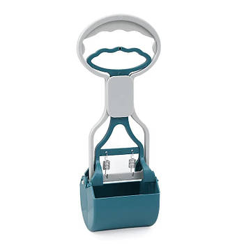 Совок для прибирання за собакою. Совок для збирання екскрементів Зелений