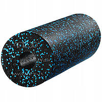 Масажний ролик 4FIZJO EPP PRO+ 45 x 14.5 см (валик, ролер) гладкий Black/Blue (P-5907222931141)
