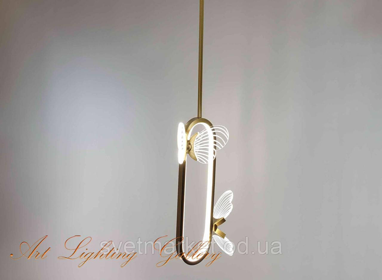 Декоративний світильник з метеликами P617GD, фото 1