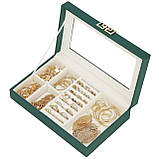 Скринька для прикрас (футляр для біжутерії) Springos 23.5 x 14 x 5.5 см HA1042, фото 10