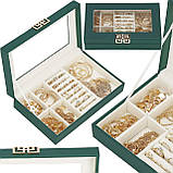 Скринька для прикрас (футляр для біжутерії) Springos 23.5 x 14 x 5.5 см HA1042, фото 8