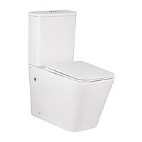 Унітаз-компакт Qtap Tern безободковий з сидінням Soft-close QT17222093ARW