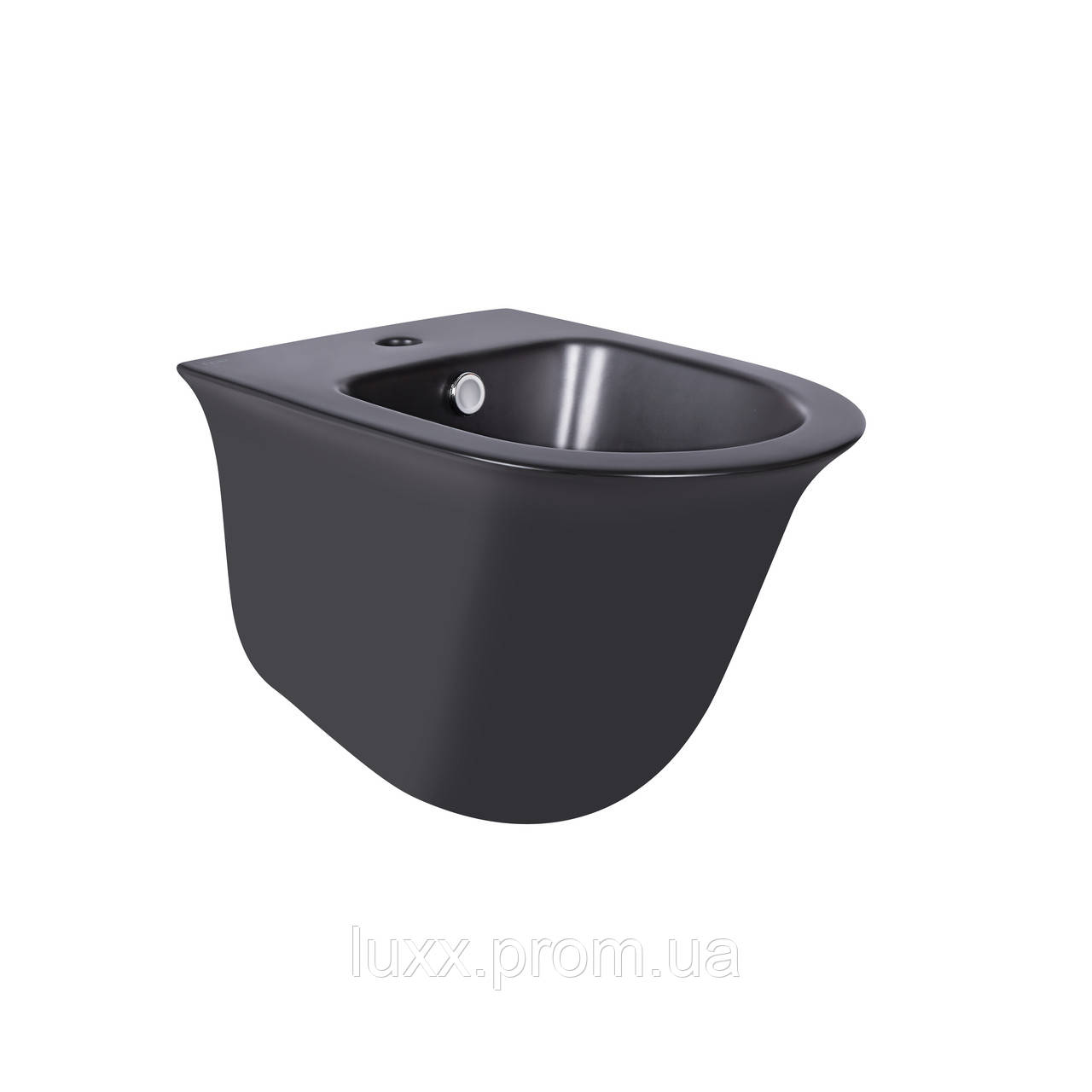 Біде підвісне Qtap Virgo 485х345х365 Matt black QT1855051FMB - фото 1 - id-p1815238105