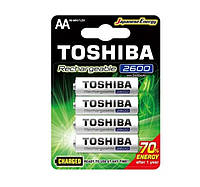 Акб "Toshiba" AA/HR6 (1.2V, Ni-Mh, 2600mAh, блістер, 4шт)