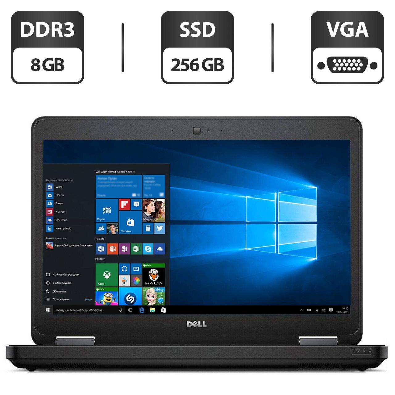 Ноутбук Dell Latitude E5540/ 15.6" (1366x768)/ Core i5-4200U/ 8 GB RAM/ 256 GB SSD/ HD 4400