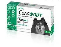 KRKA Selafort Селафорт капли для котов и собак от 20,1 до 40 кг от блох, клещей и гельминтов, 1 шт