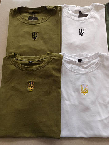 Футболка чоловіча з гербом, 210, S M L XL XXL XXXLр., фото 1