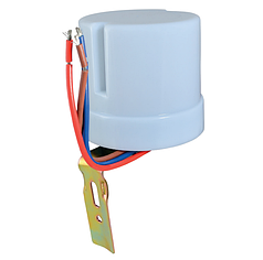 Сутінковий датчик освітлення ДР-303 білий, АСКО-УКРЕМ, IP44, регульований поріг включення