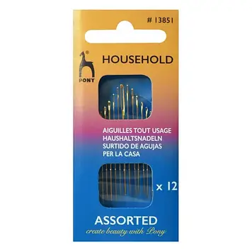 Голки ручні асорті (12 шт). Pony