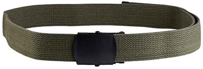 Ремінь Mil-Tec чорна пряжка 38мм Оливковий 130 см (13115201), фото 1