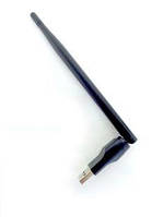 Бездротовий Wi-Fi адаптер 7601 (USB, 5 dBi, long) (4you) Black