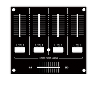 Панелька панель самоклейка под фейдера DNB1216 для Pioneer djm750