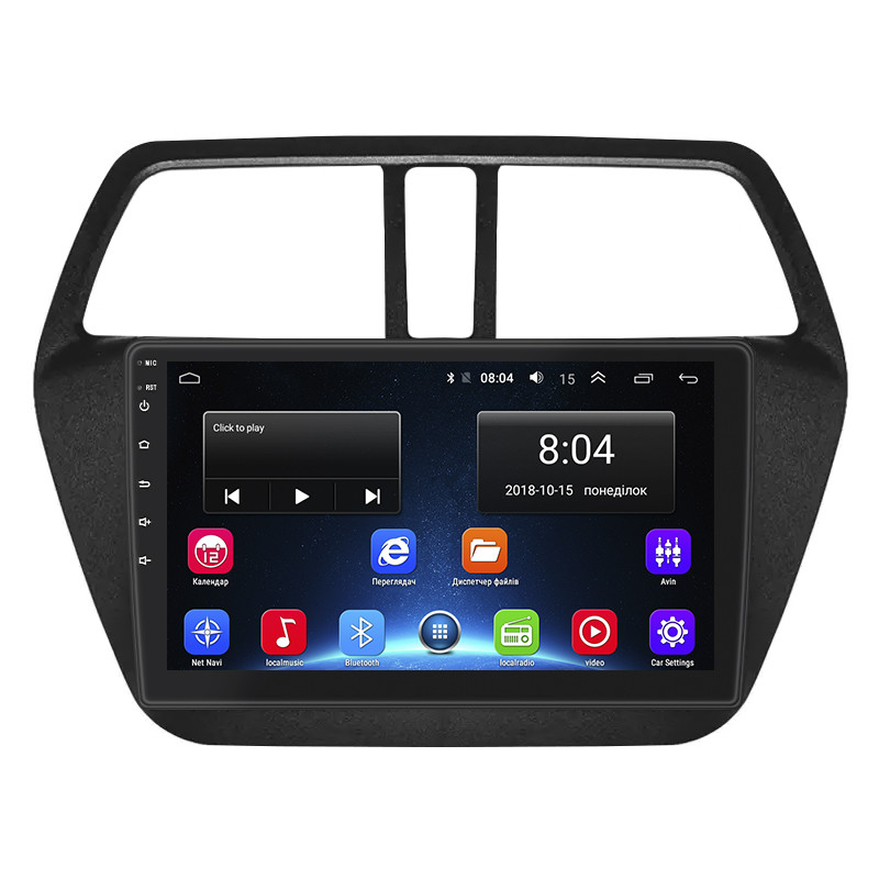 Штатна магнітола Lesko для Suzuki SX4 II (S-Cross) Рестайлінг 2016-н.в. екран 9" 2/32Gb Wi-Fi GPS Base 7 шт., фото 1