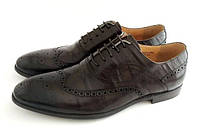 Чоловічі шкіряні класичні туфлі в коричневому кольорі