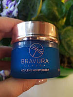 Bravura london azulene moisturiser зволожуючий і заспокійливий крем для обличчя з азуленом