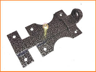 Засув "Метелик" 100*80 мм (сірий)