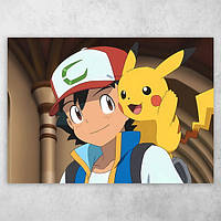 Аниме плакат постер "Покемон / Pokemon" №3
