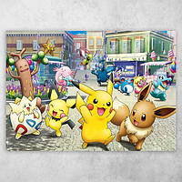 Аниме плакат постер "Покемон / Pokemon" №4