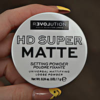 Прозрачная фиксирующая пудра с мотирующим эффектом Revolution ReLove Super HD Matte Setting Powder (7 g)