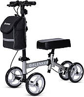 Колійний медичний скутер ELENKER Steerable Knee Walker Deluxe Medical Scooter