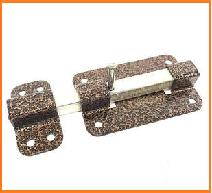 Засувка "Квадрат 10" 75*45 мм (коричневий)