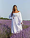Сукня FLS1581 Біла Oversize S-L, фото 5