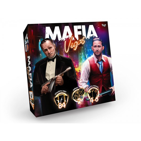 Настільна гра Danko Toys Mafia Vegas MAF-02-01U 137 предметів