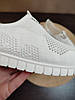 БІЛІ SPORT мокасини сліпони на білій підошві зручні кросівки, фото 6