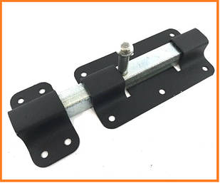 Засувка "Квадрат 16" 115*60 мм (чорний)