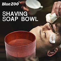 Деревянная чаша ручной работы для бритья Bluezoo Shaving Soap Bowl (дубовая)