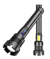 Ліхтарик ручний Mackros P90 LED світлодіодний алюмінієвий корпус 20W акумулятор