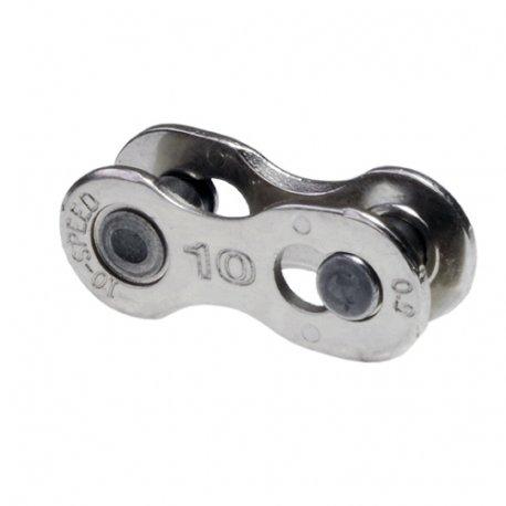 Замок ланцюга YBN, 10 шв, сріблястий (LCK-037), фото 1