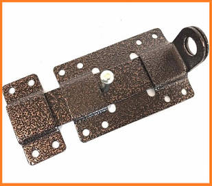 Засув "120" 120*80 мм (коричневий)