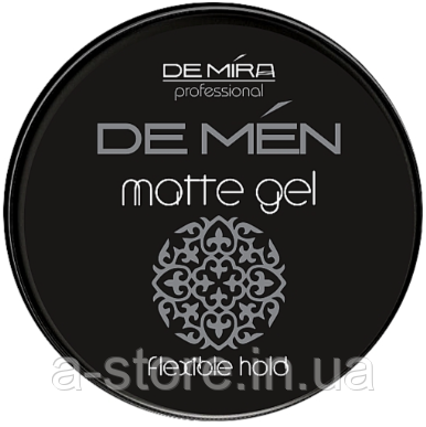 Професійний стайлінговий матовий гель для укладання волосся DeMira Professional DeMen Matte Gel