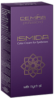 DeMira Professional Ismida Color Cream For Eyebrows Профессиональная крем-краска для бровей с маслом мирры