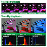 РОЗПРОДАЖ!!! Світлодіодна LED фітолампа для рослин 4 ріжка, фото 4