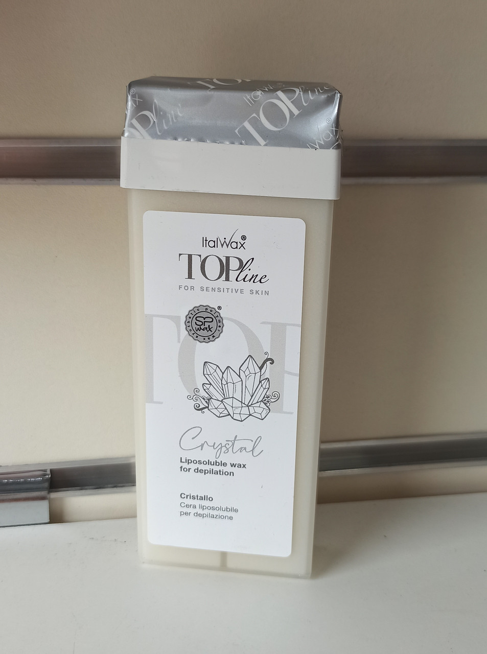 Віск касетний ItalWax Top Line 100 мл для депіляції кристал картридж
