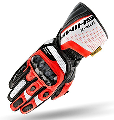 МОТОРУКАВИЦІ ШКІРЯНІ SHIMA STR-2 GLOVES RED FLUO