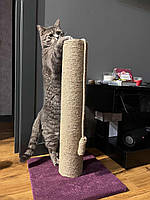 Когтеточка для котов, когтеточка столбик, кошачьи когтеточки 65х40х40см/столбик когтеточка для кошки